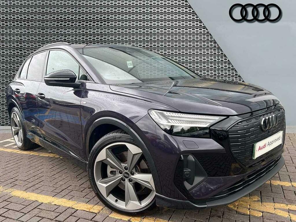 Audi Q4 E Tron Q4 S Black Edition 50 E-tron Quattro 220,00 Kw Blue