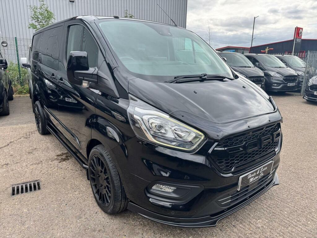 Ford Transit Custom Combi Van 2.0 320 Ecoblue Limited Crew Van L1 AJ18CXC Black #6