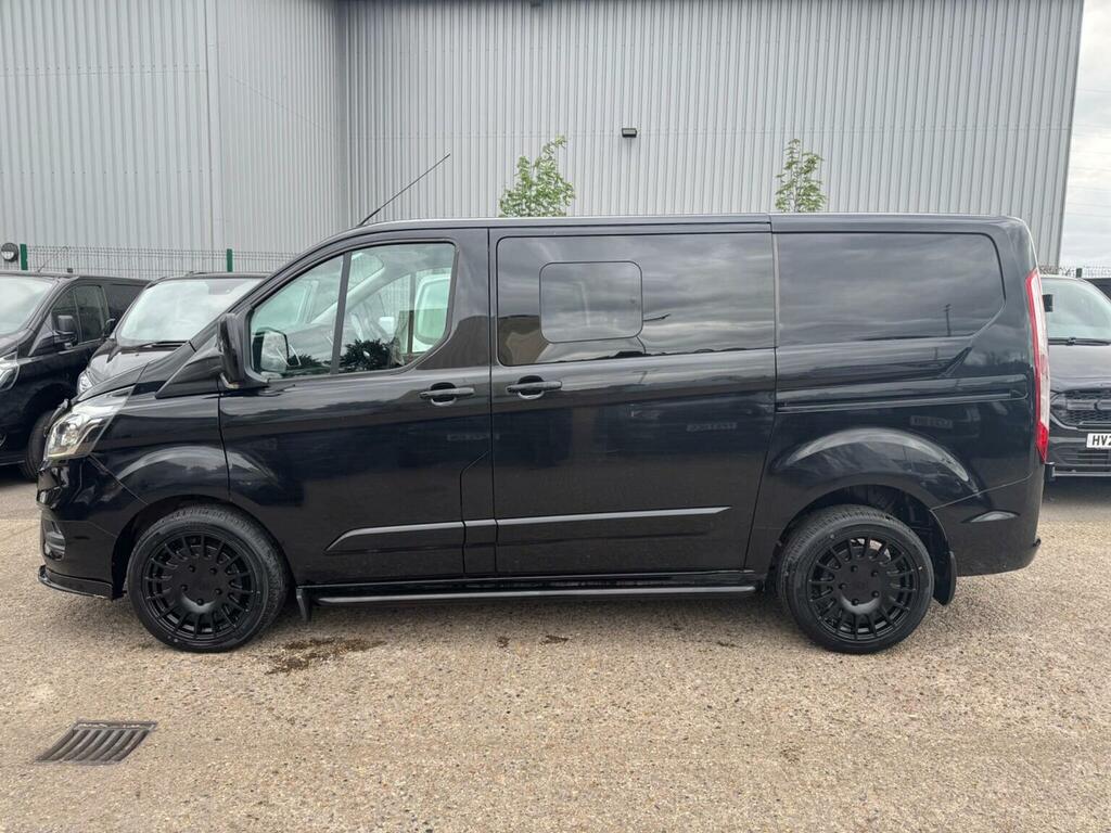 Ford Transit Custom Combi Van 2.0 320 Ecoblue Limited Crew Van L1 AJ18CXC Black #4