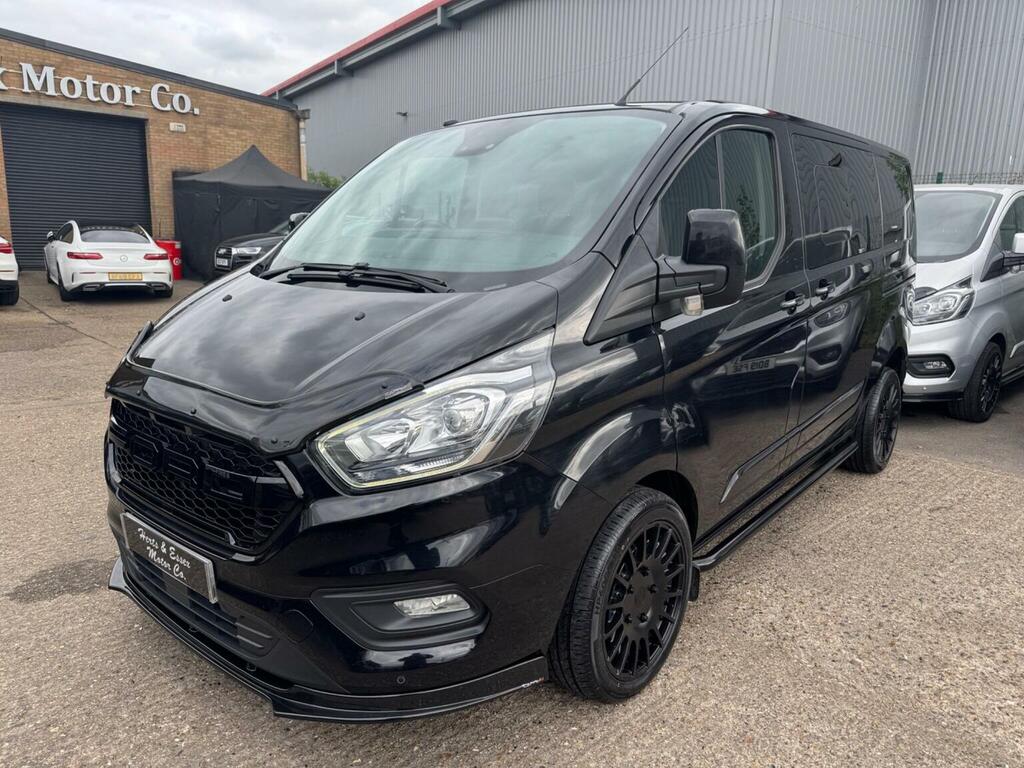 Ford Transit Custom Combi Van 2.0 320 Ecoblue Limited Crew Van L1 AJ18CXC Black #3