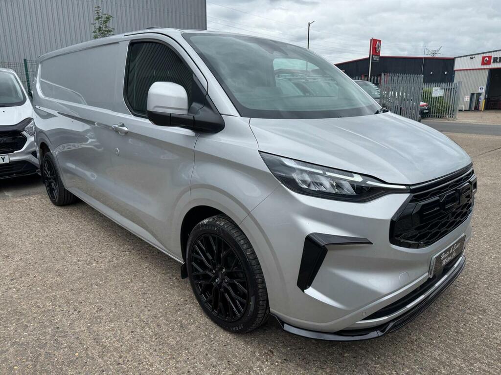 Ford Transit Custom Panel Van 2.0 300 Ecoblue Limited L2 H1 Euro 6 S HX24WJD Silver #2