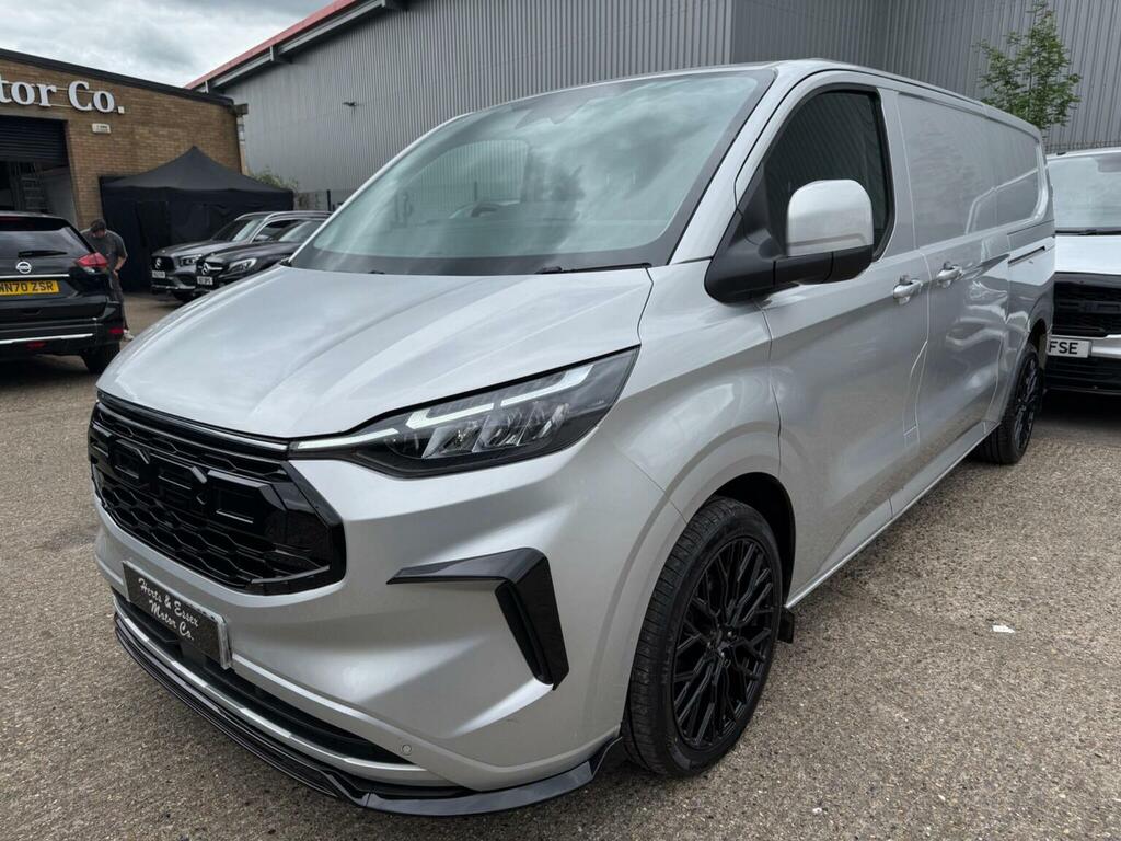 Ford Transit Custom Panel Van 2.0 300 Ecoblue Limited L2 H1 Euro 6 S HX24WJD Silver #6