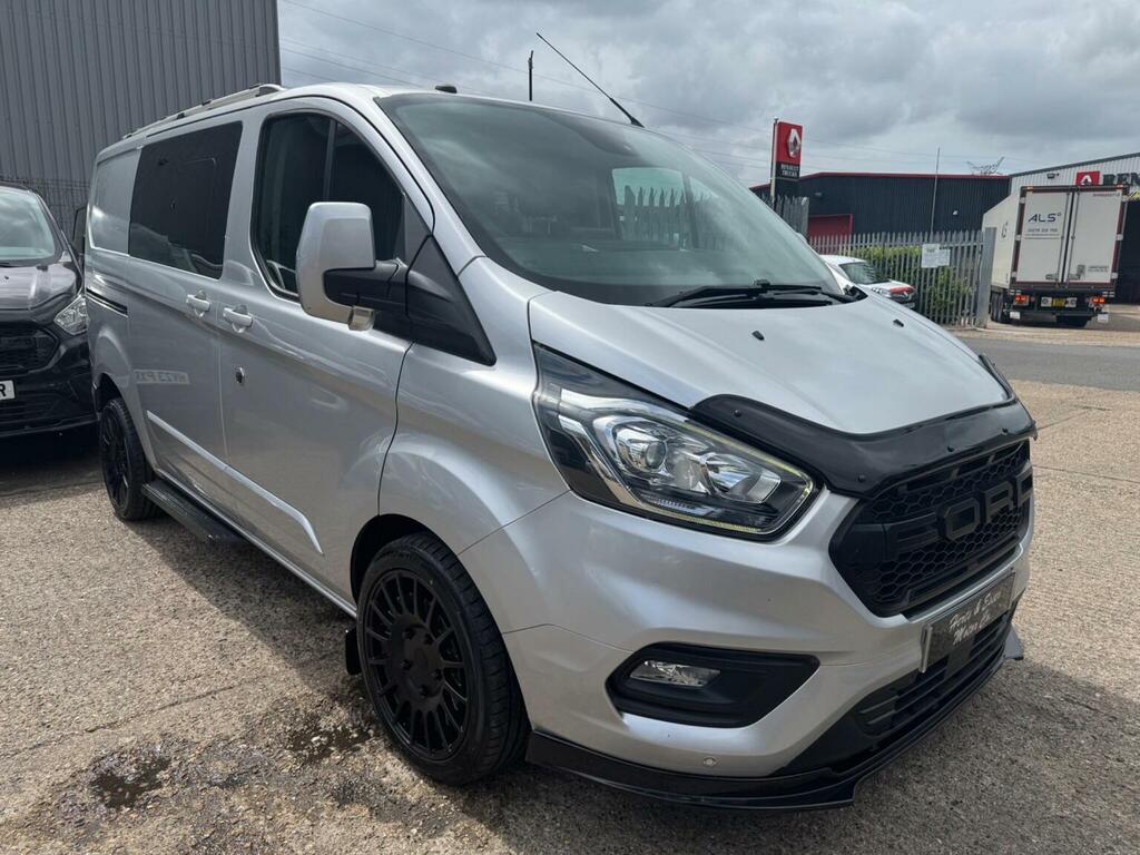 Ford Transit Custom Combi Van 2.0 300 Ecoblue Limited Crew Van L1 LT68OLR Silver #5