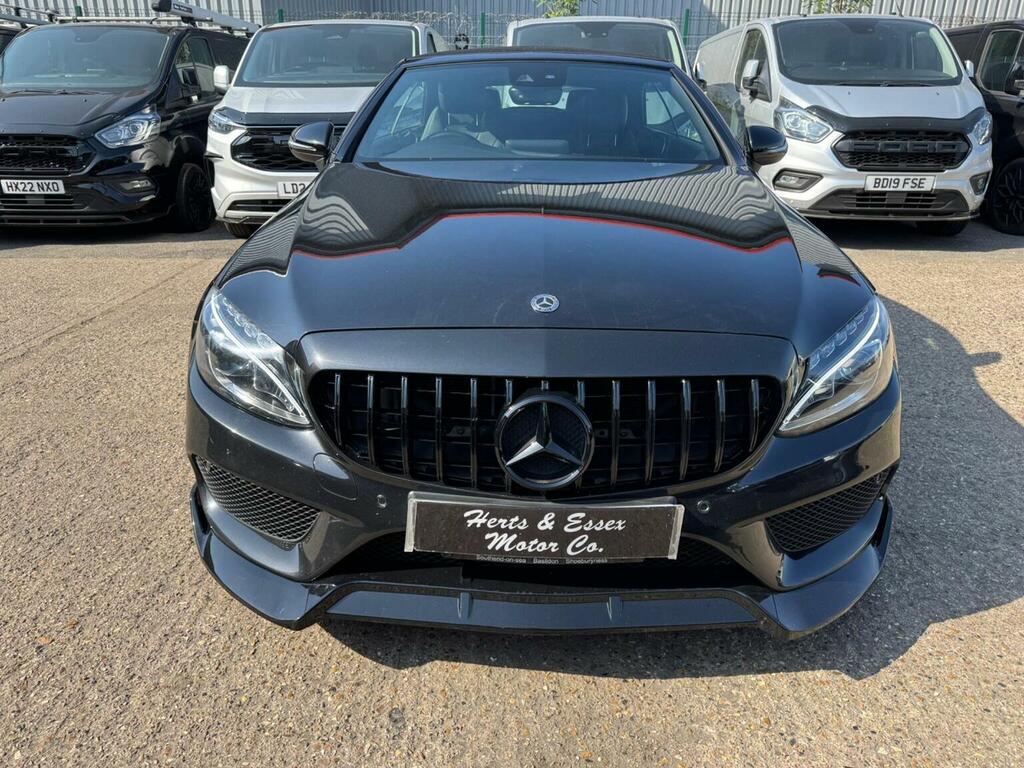 Mercedes-Benz C Class Convertible 2.0 C200 Amg Line Premium Plus Cabri Black