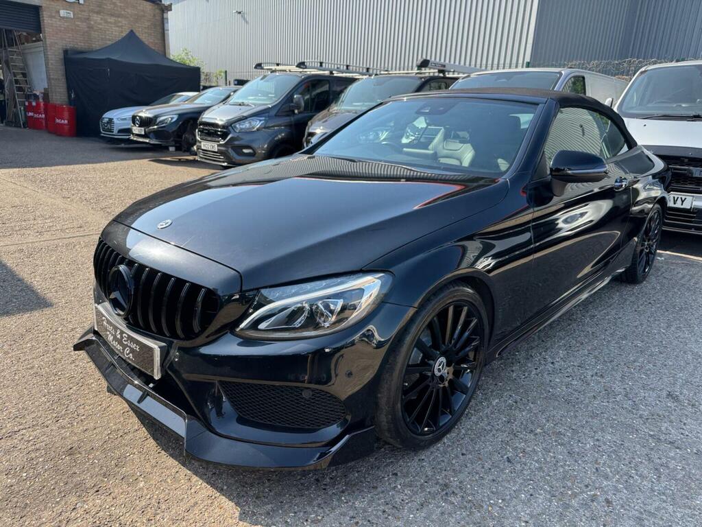 Mercedes-Benz C Class Convertible 2.0 C200 Amg Line Premium Plus Cabri HG17OPO Black #5