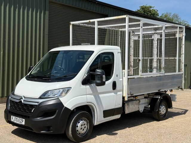 Citroen Relay 2.2 Bluehdi 35 Plus Caged Tipper FJ70EZP White #4