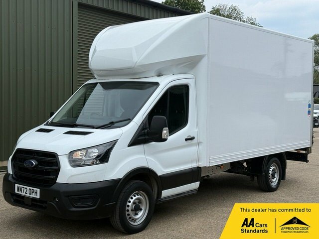Ford Transit Custom 2.0 350 Ecoblue Leader Luton Tail Lift Diese White