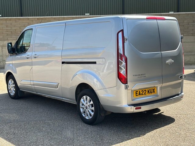 Ford Transit Custom 2.0 300 Ecoblue Limited Panel Van Manua EA22KUX Silver #4