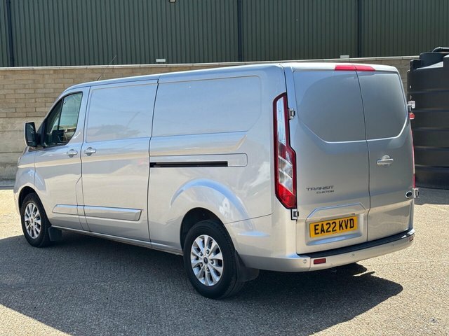 Ford Transit Custom 2.0 300 Ecoblue Limited Panel Van Manua EA22KVD Silver #5