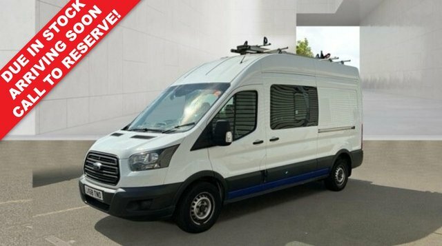 Ford Transit Custom 2.0 350 Ecoblue Crew Van Double Cab 6Dr Man White