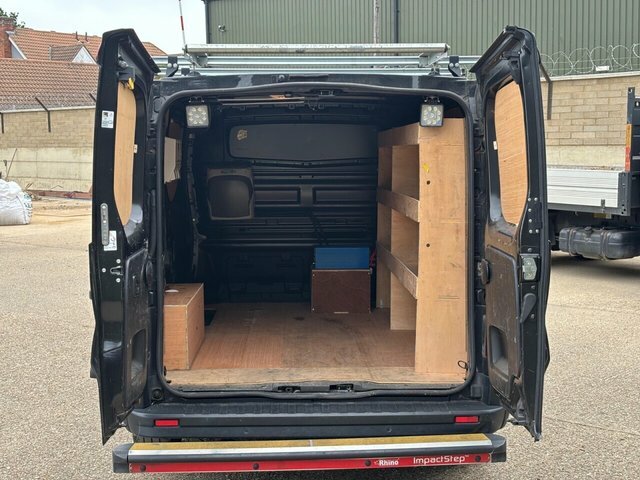 Renault Trafic 2.0 Dci Blue Sl28 Sport Panel Van Manua FD22TBZ Black #2