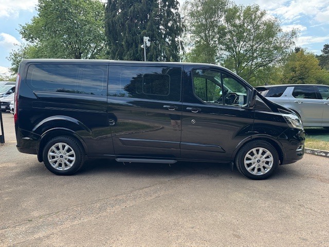 Ford Tourneo Custom 2.0 Ecoblue 130Ps Low Roof 8 Seater Titanium L2 Lw MD22LGX Black #3