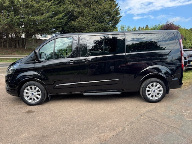 Ford Tourneo Custom 2.0 Ecoblue 130Ps Low Roof 8 Seater Titanium L2 Lw MD22LGX Black #5