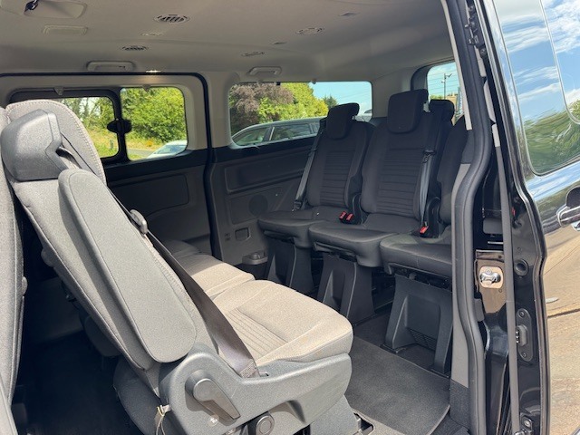 Ford Tourneo Custom 2.0 Ecoblue 130Ps Low Roof 8 Seater Titanium L2 Lw MD22LGX Black #6