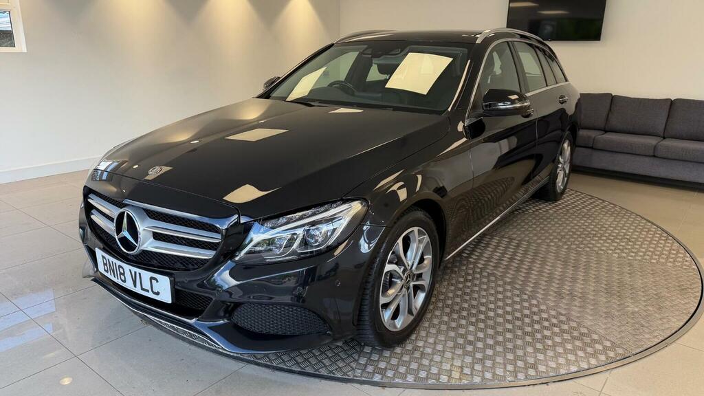 Mercedes-Benz C Class Estate 2.1 C250d Sport Premium G-tronic Euro 6 BN18VLC Black #2