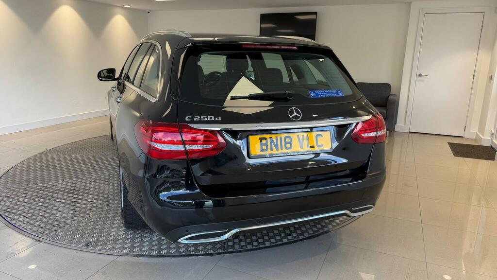 Mercedes-Benz C Class Estate 2.1 C250d Sport Premium G-tronic Euro 6 BN18VLC Black #5