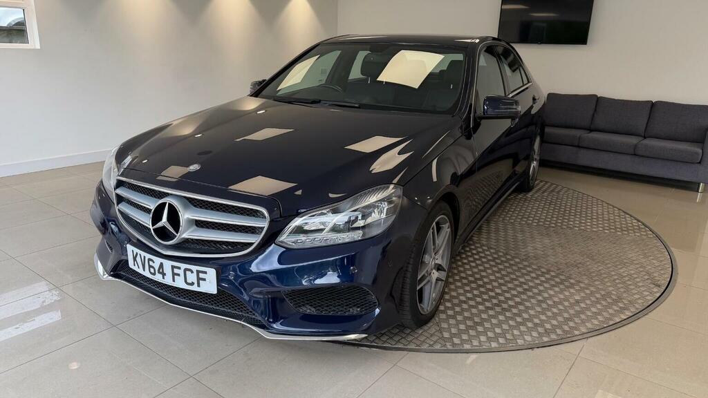 Mercedes-Benz E Class Saloon 2.1 E220 Bluetec Amg Line G-tronic Euro 6 Blue #3