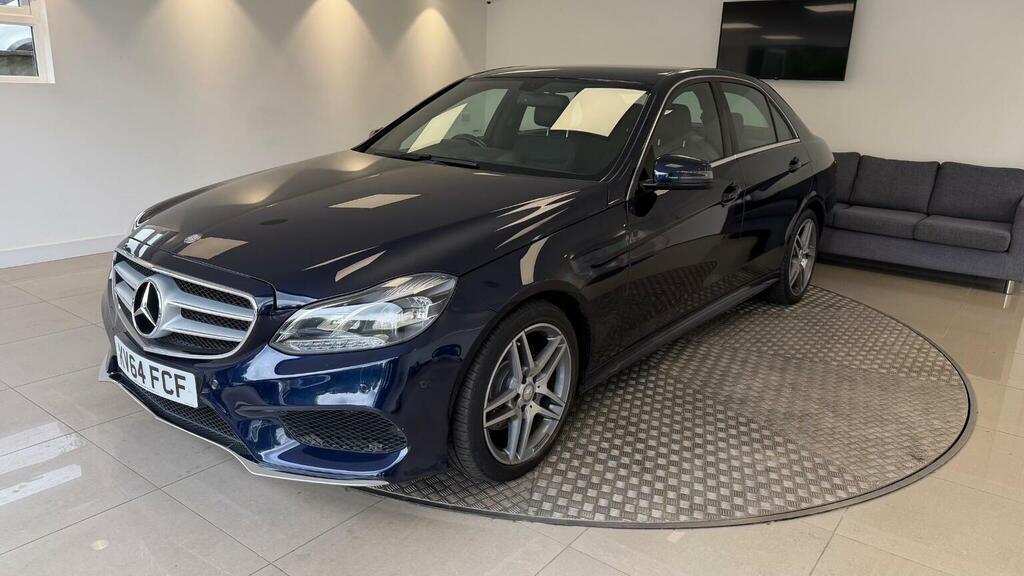 Mercedes-Benz E Class Saloon 2.1 E220 Bluetec Amg Line G-tronic Euro 6 Blue #2