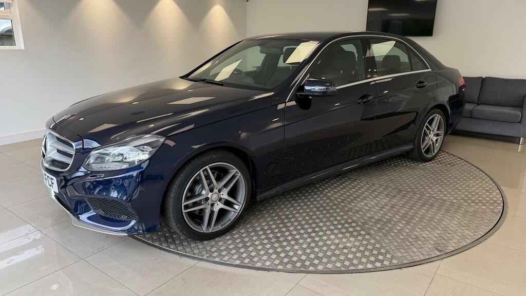 Mercedes-Benz E Class Saloon 2.1 E220 Bluetec Amg Line G-tronic Euro 6 Blue