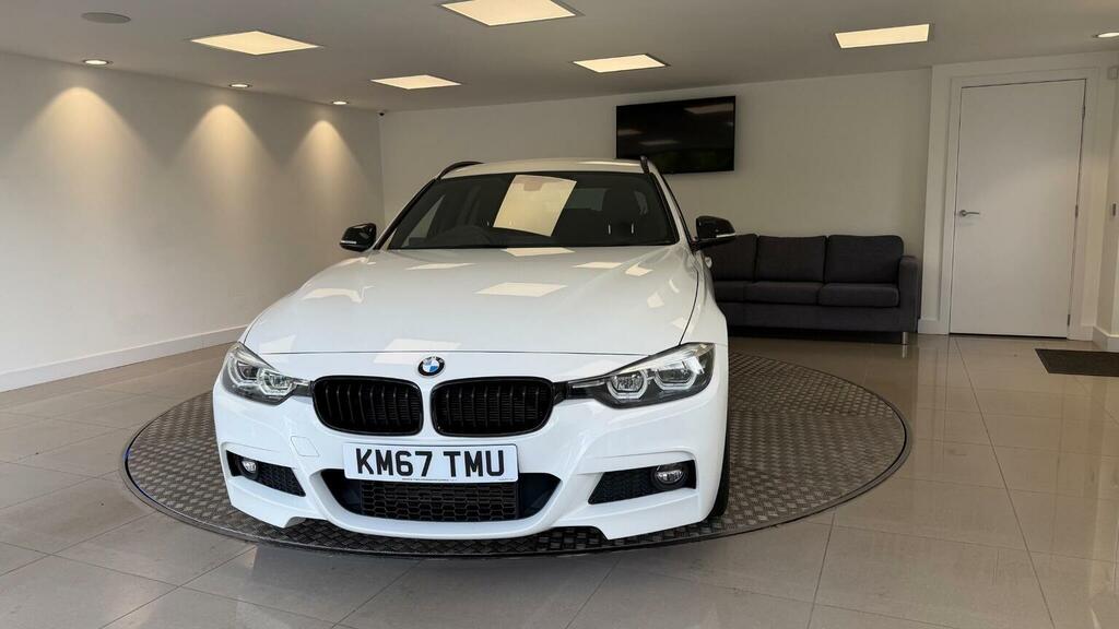 BMW 3 Series Estate 2.0 320D M Sport Shadow Edition Touring Aut KM67TMU White #6