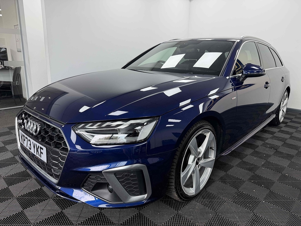 Audi A4 Avant Tfsi S Line KP73YKF Blue #3