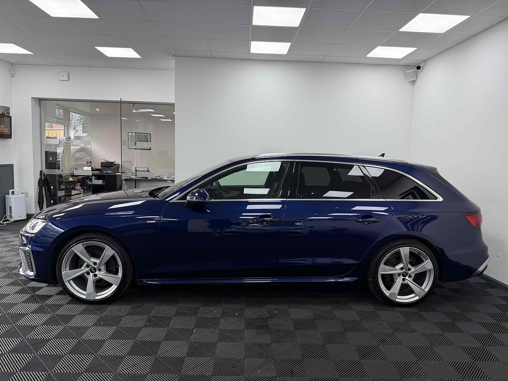 Audi A4 Avant Tfsi S Line KP73YKF Blue #4