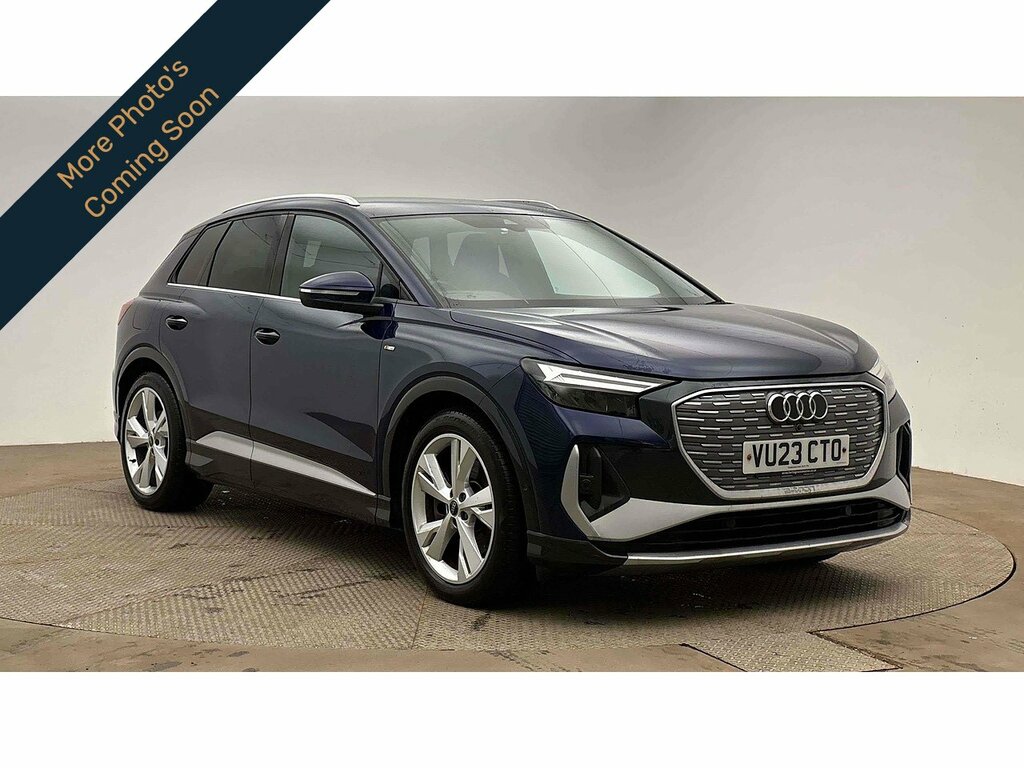 Audi Q4 E Tron S Line Blue
