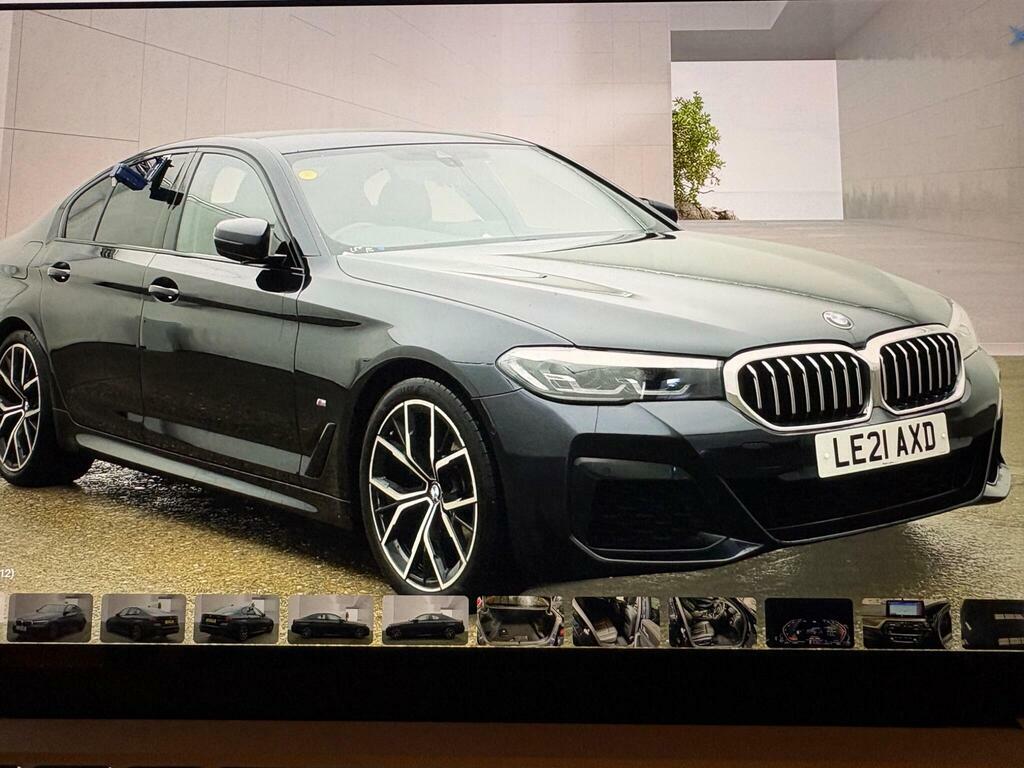 BMW 5 Series 2.0 520D Mht M Sport Steptronic Euro 6 S S Black