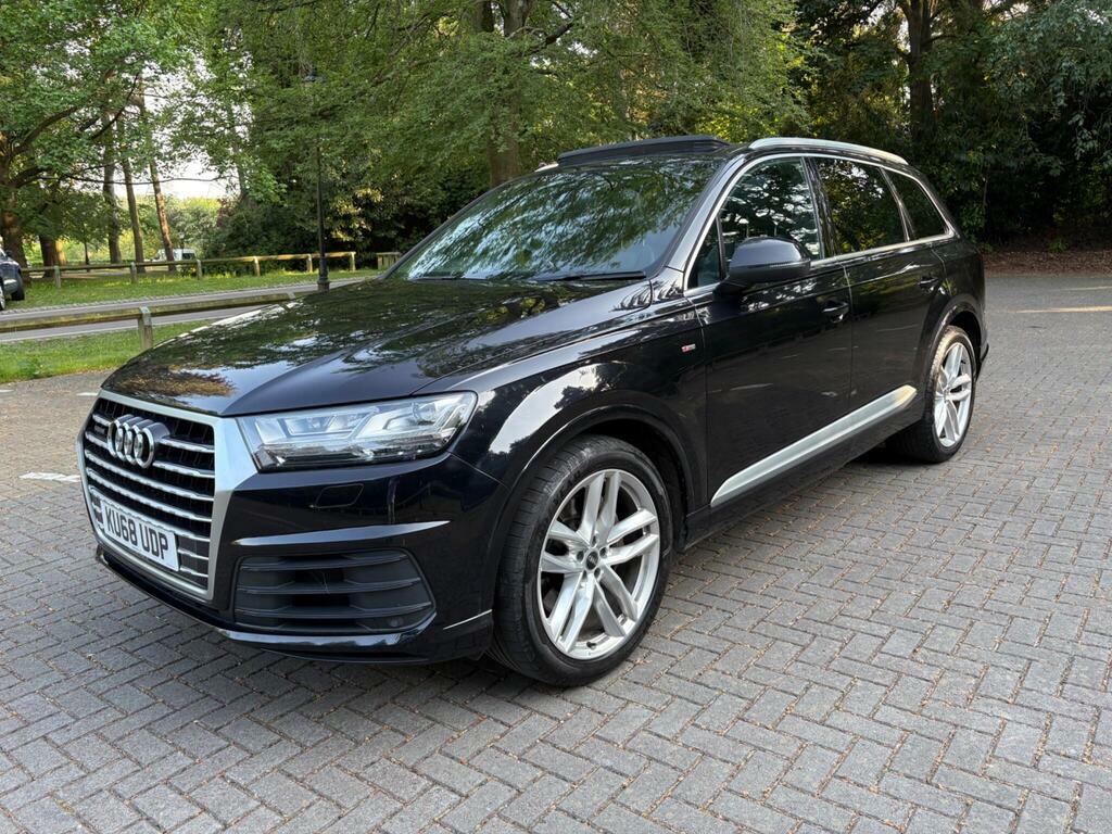 Audi Q7 3.0 Tdi V6 50 S Line Tiptronic Quattro Euro 6 S S KU68UDP Black #3