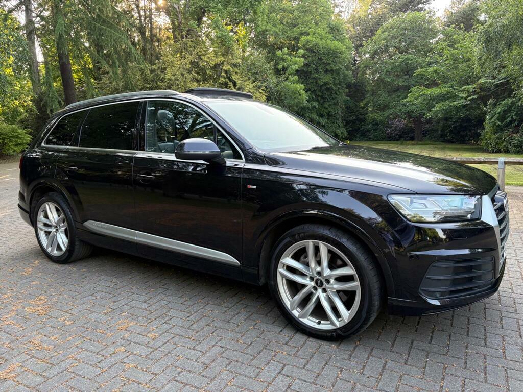 Audi Q7 3.0 Tdi V6 50 S Line Tiptronic Quattro Euro 6 S S KU68UDP Black #6