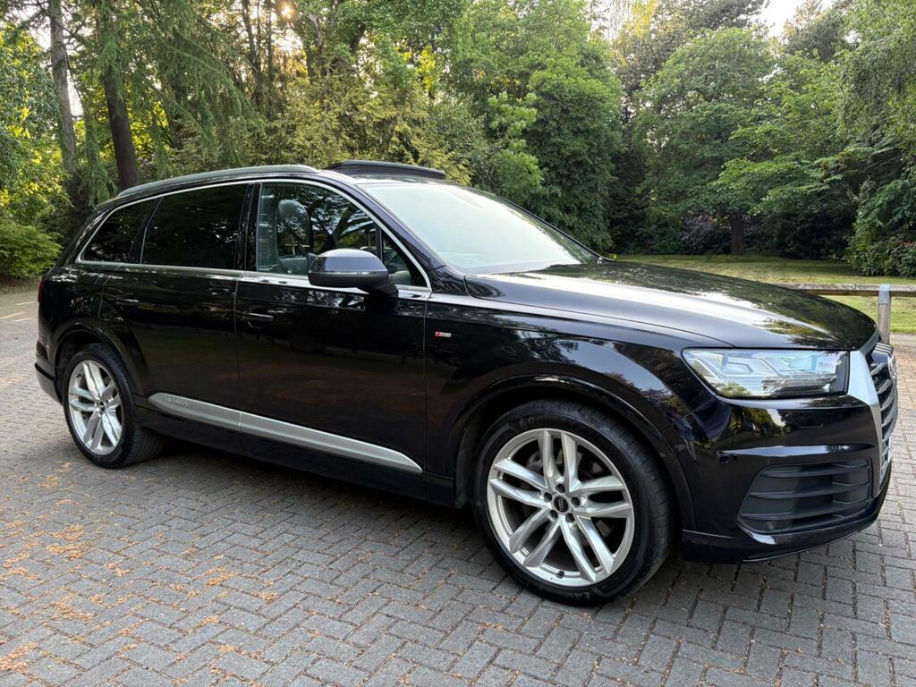 Audi Q7 3.0 Tdi V6 50 S Line Tiptronic Quattro Euro 6 S S KU68UDP Black #4