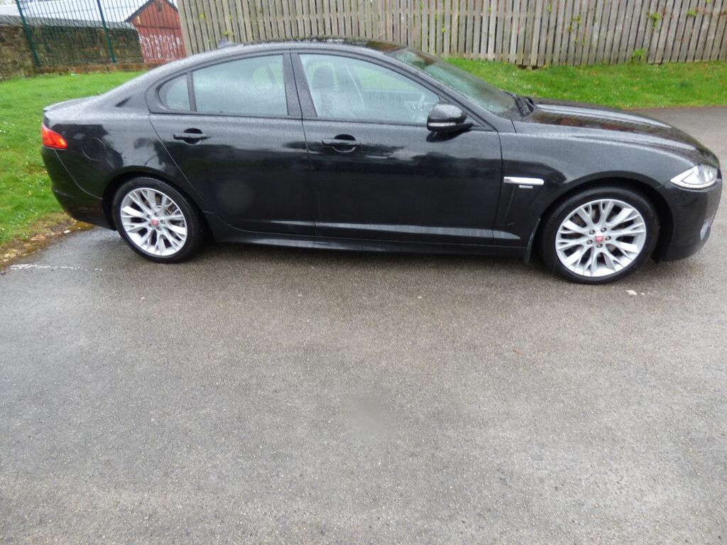 Jaguar XF 3.0D V6 R-sport Start Stop HJ64XBH Black #4