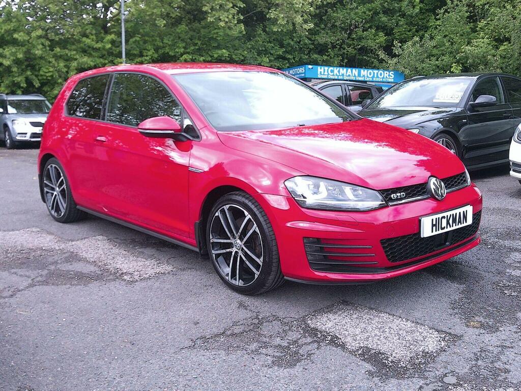 Volkswagen Golf Hatchback 2.0 Tdi Bluemotion Tech Gtd Euro 6 Ss SP17VOD Red #3