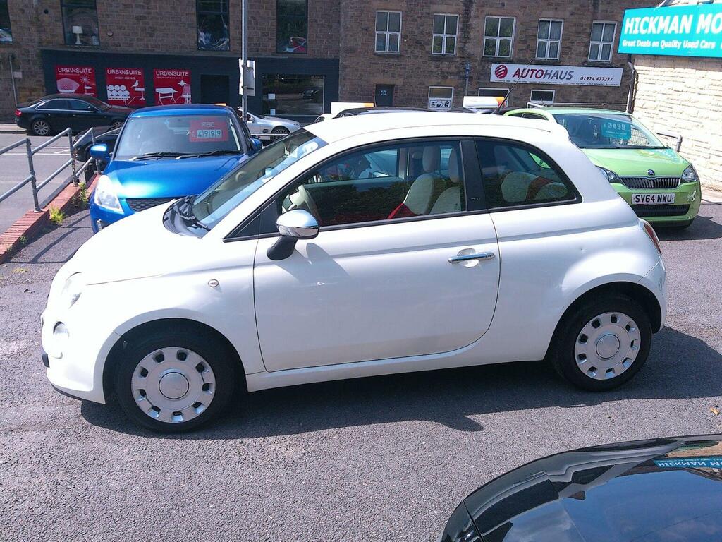 Fiat 500 Hatchback 1.2 Pop Euro 5 Ss 201111 ST11XDR White #4