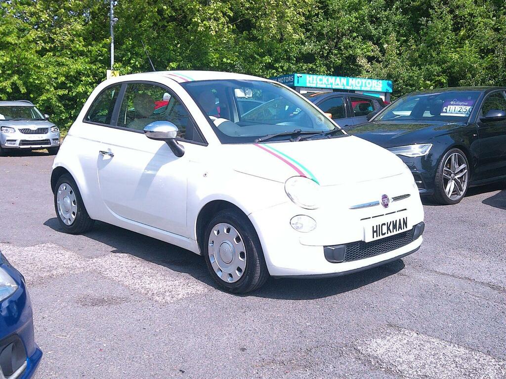 Fiat 500 Hatchback 1.2 Pop Euro 5 Ss 201111 ST11XDR White #3