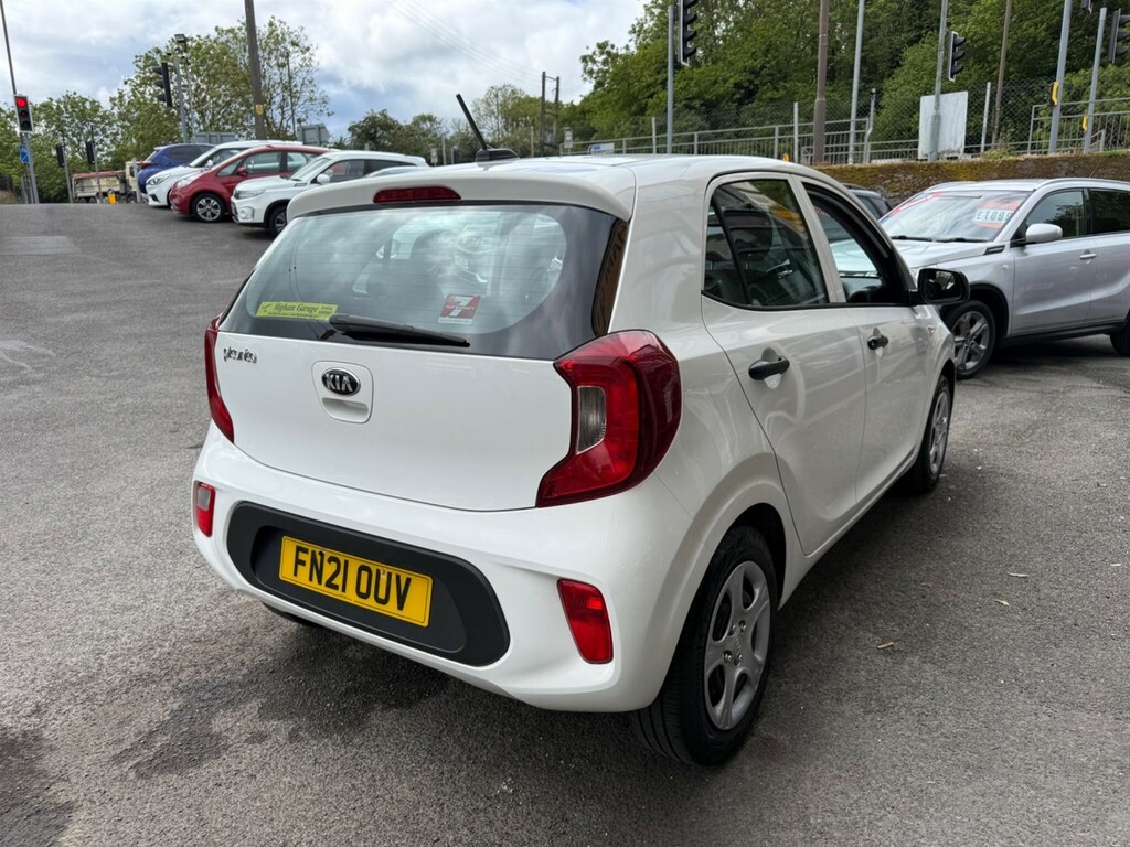 Kia Picanto 1.0 Dpi 1 Euro 6 Ss FN21OUV White #4
