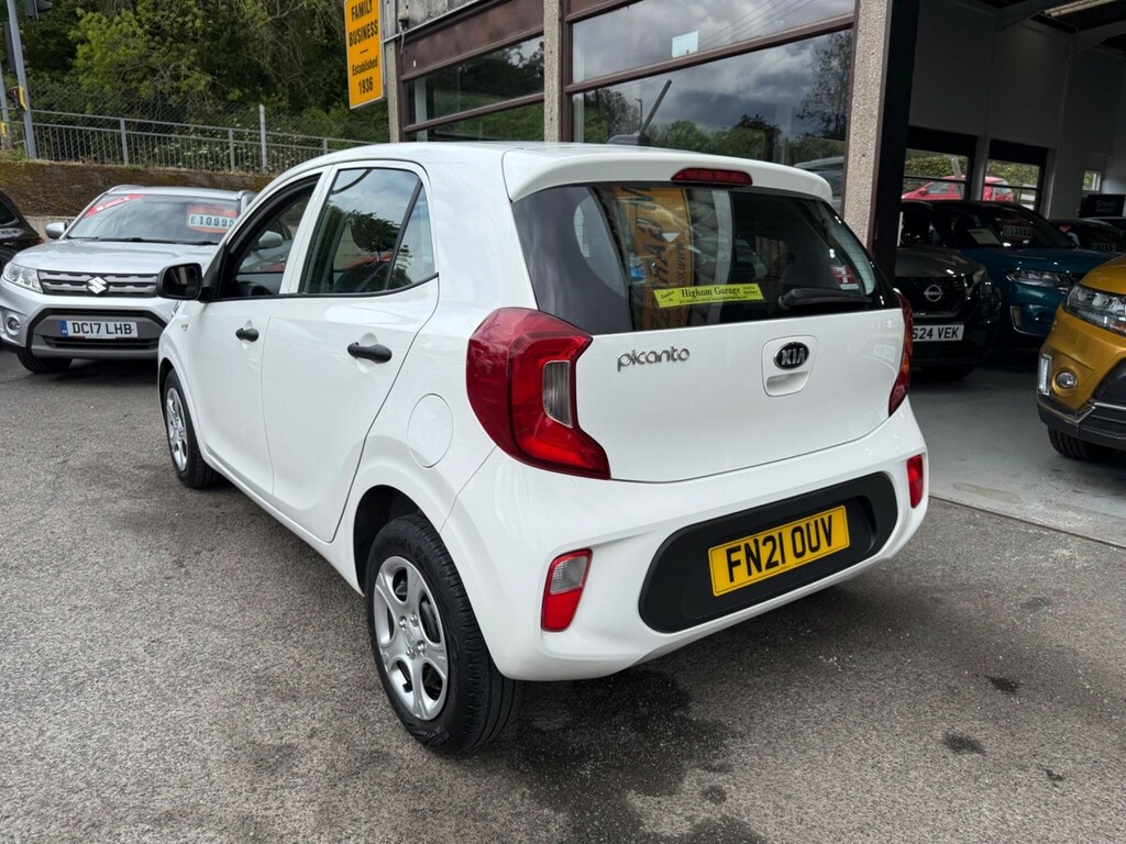 Kia Picanto 1.0 Dpi 1 Euro 6 Ss FN21OUV White #6