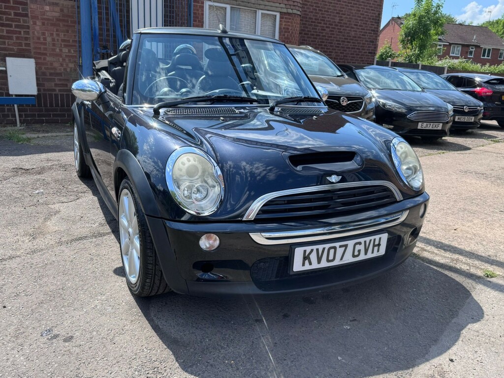 Mini Convertible 1.6 Cooper S Convertible KV07GVH Black #3