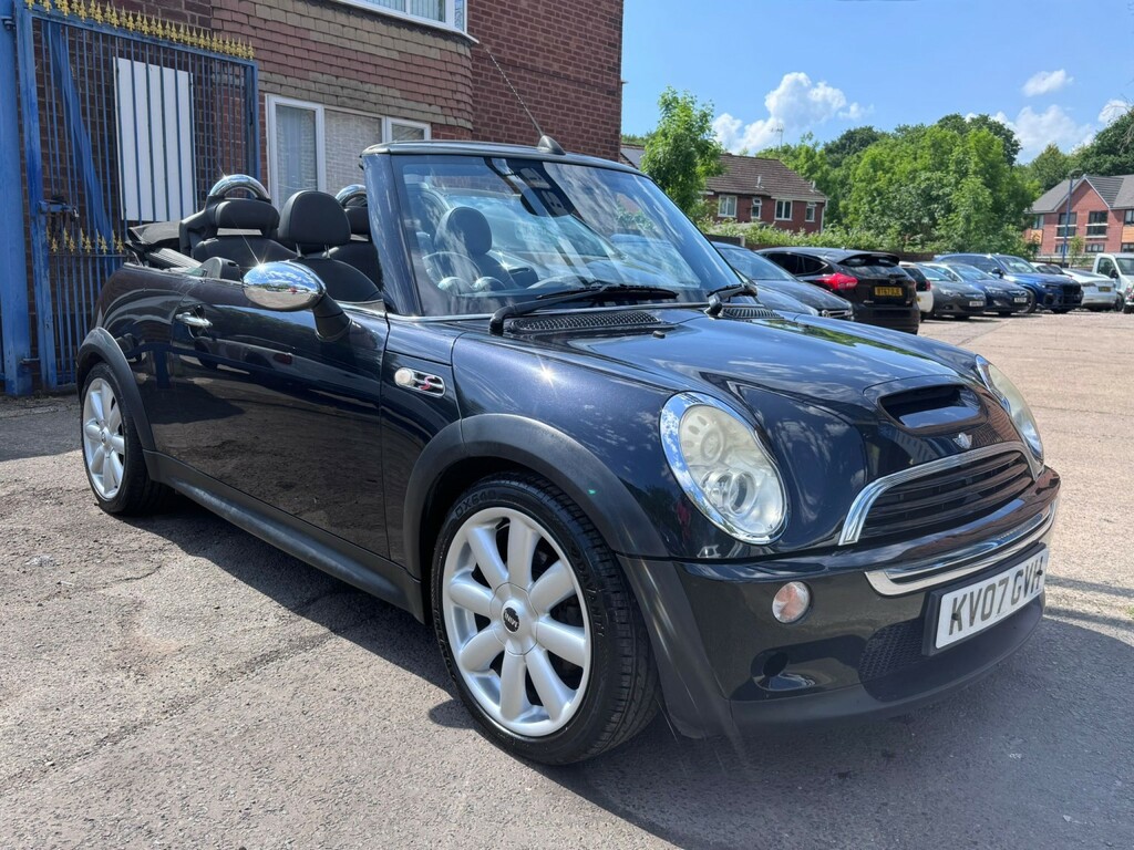 Mini Convertible 1.6 Cooper S Convertible KV07GVH Black #2
