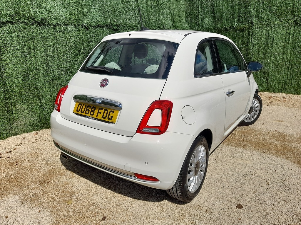 Fiat 500 Lounge White #5