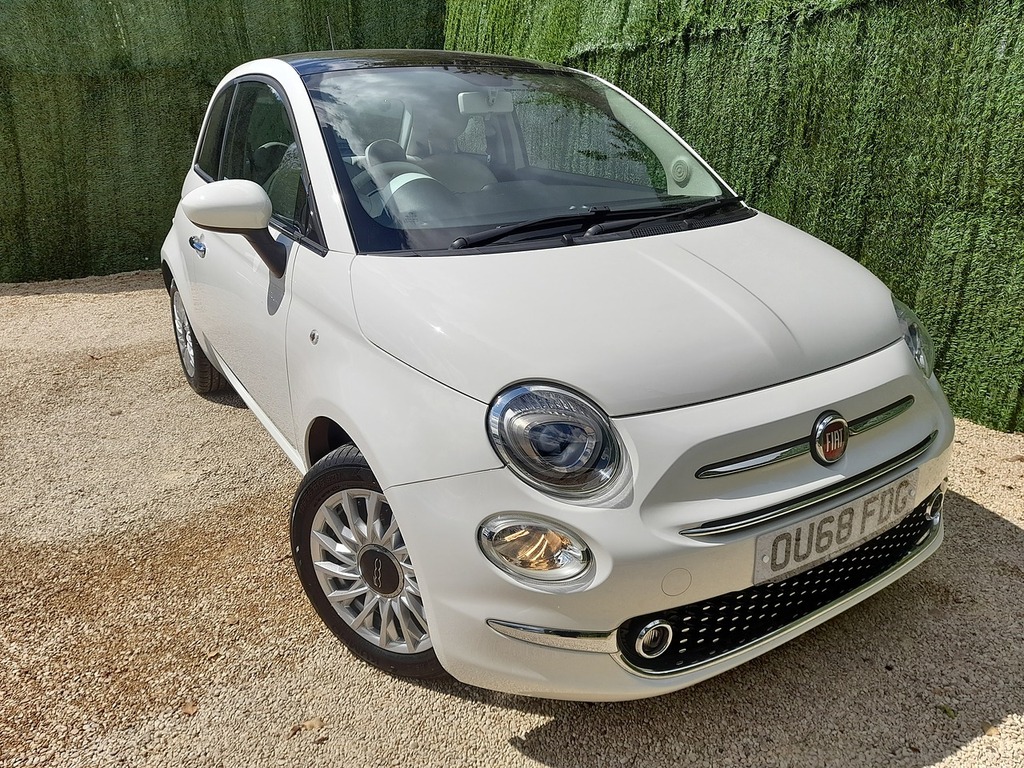 Fiat 500 Lounge White #2