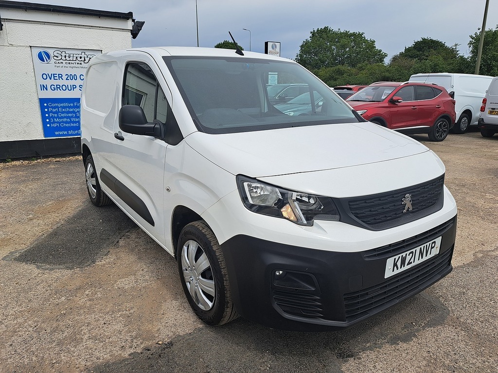 Peugeot Partner Bluehdi 1000 Professional KW21NVP White #3