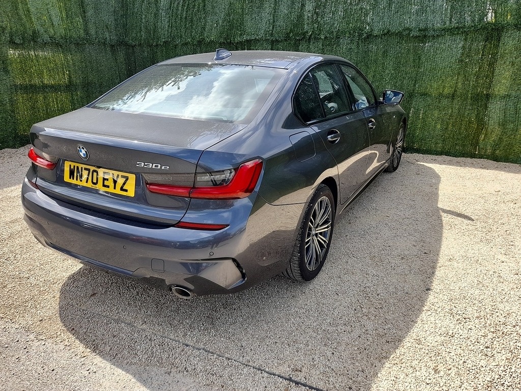 BMW 3 Series 330E M Sport WN70EYZ Grey #5