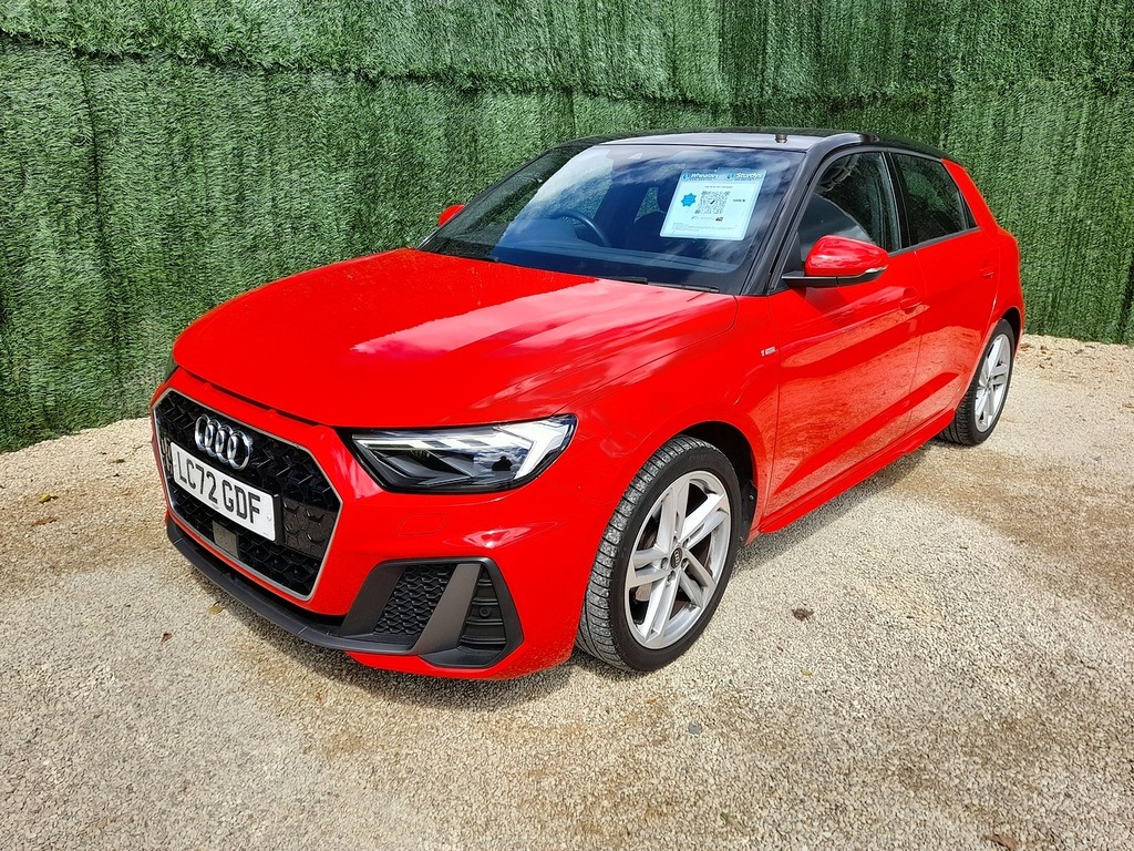Audi A1 Tfsi S Line LC72GDF Red #4