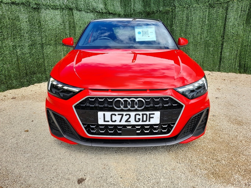Audi A1 Tfsi S Line LC72GDF Red #3