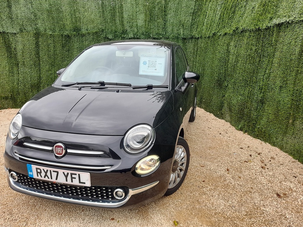 Fiat 500 Lounge Black #4