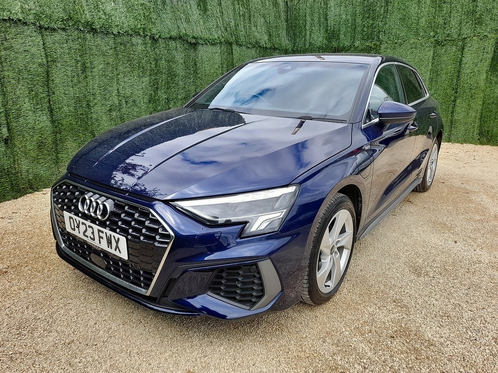 Audi A3 Tfsie S Line OY23FWX Blue #4