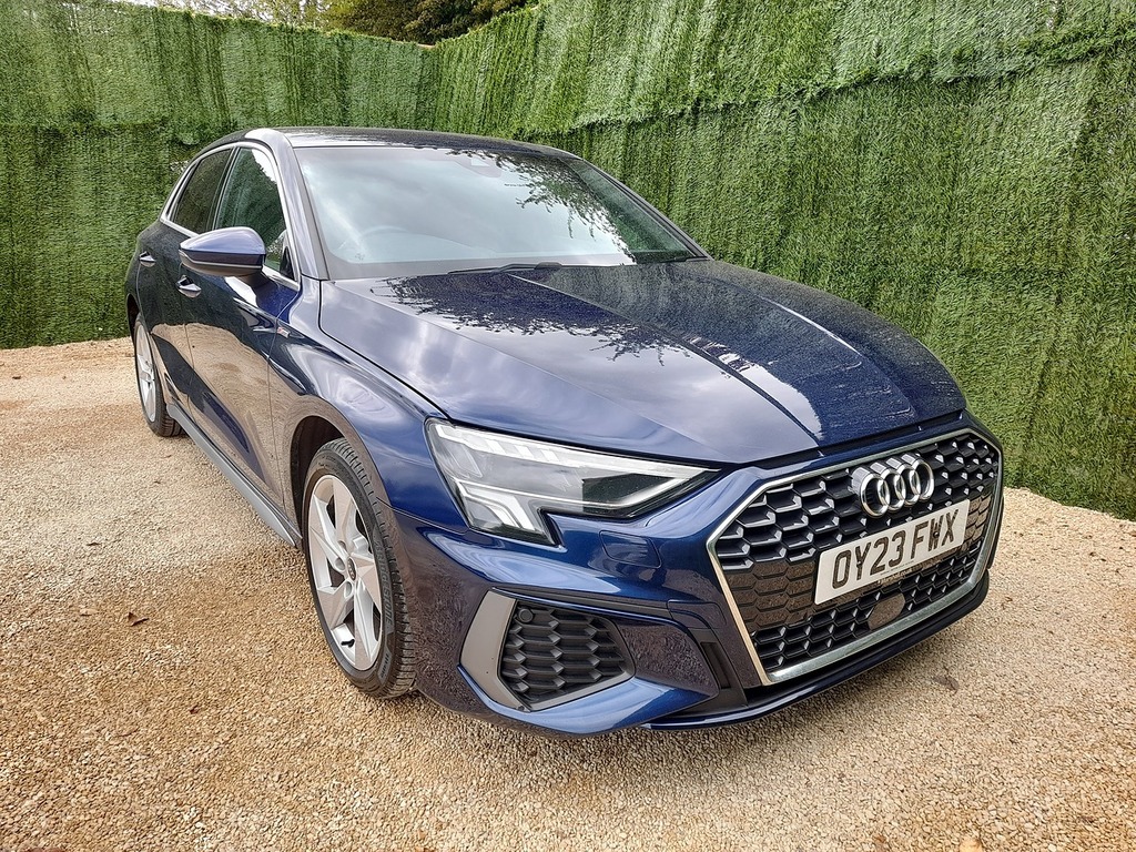 Audi A3 Tfsie S Line OY23FWX Blue #2