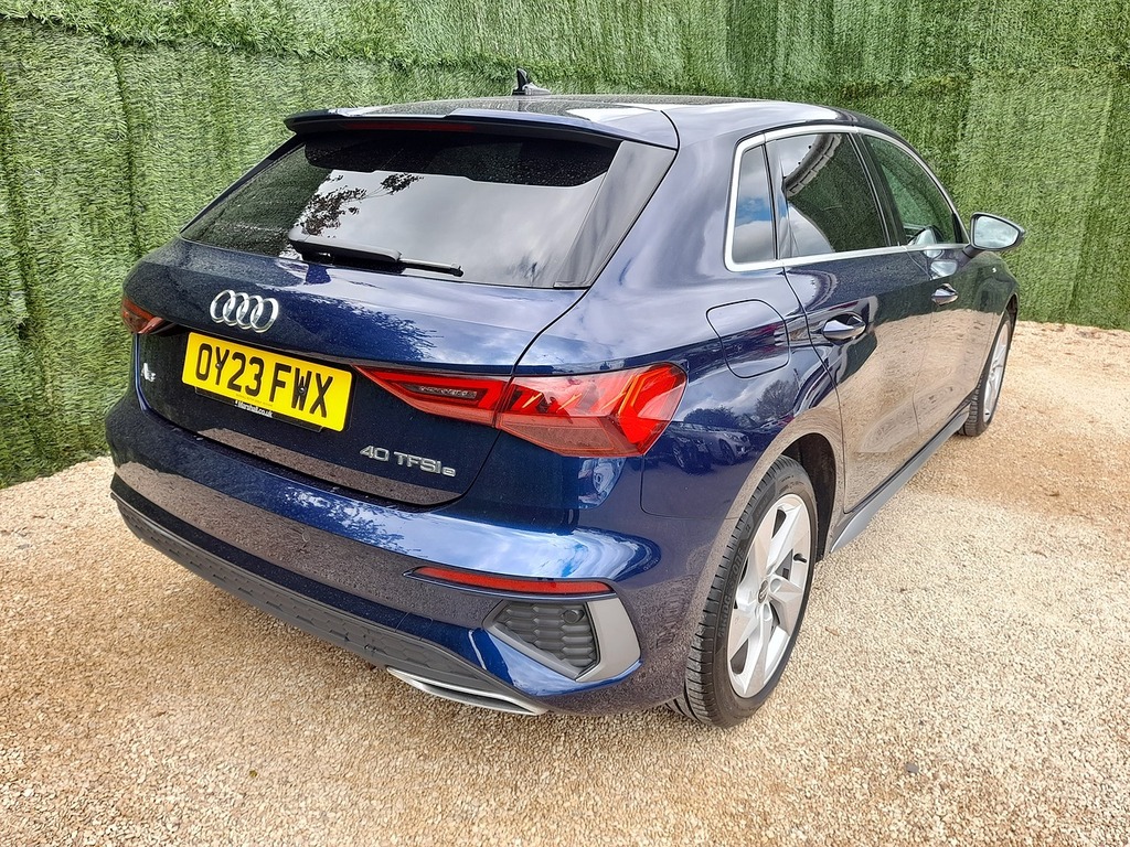 Audi A3 Tfsie S Line OY23FWX Blue #5