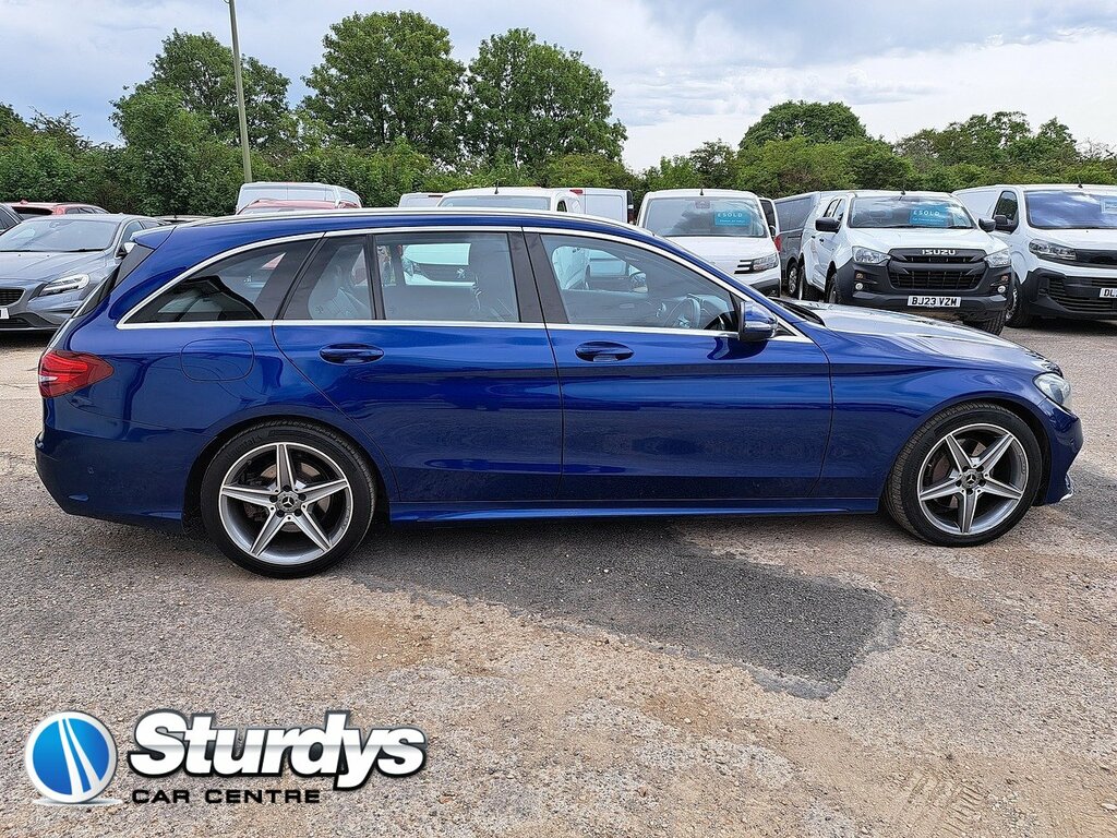 Mercedes-Benz C Class C220d Amg Line Blue